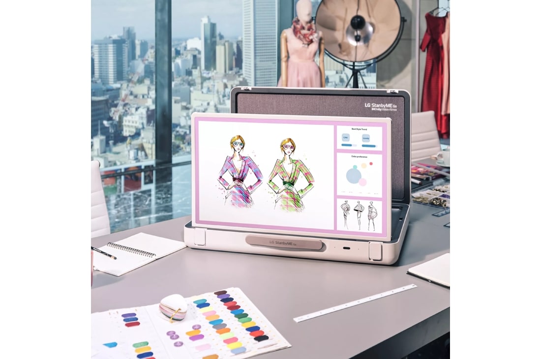 LG StanbyME Go 27" Portable Smart Screen with Wireless, Dolby Vision & Touch Control