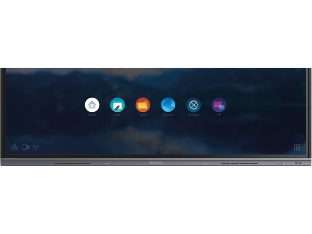 Clear Touch 75" Interactive Screen with Wall Mount and Wi-Fi Module
