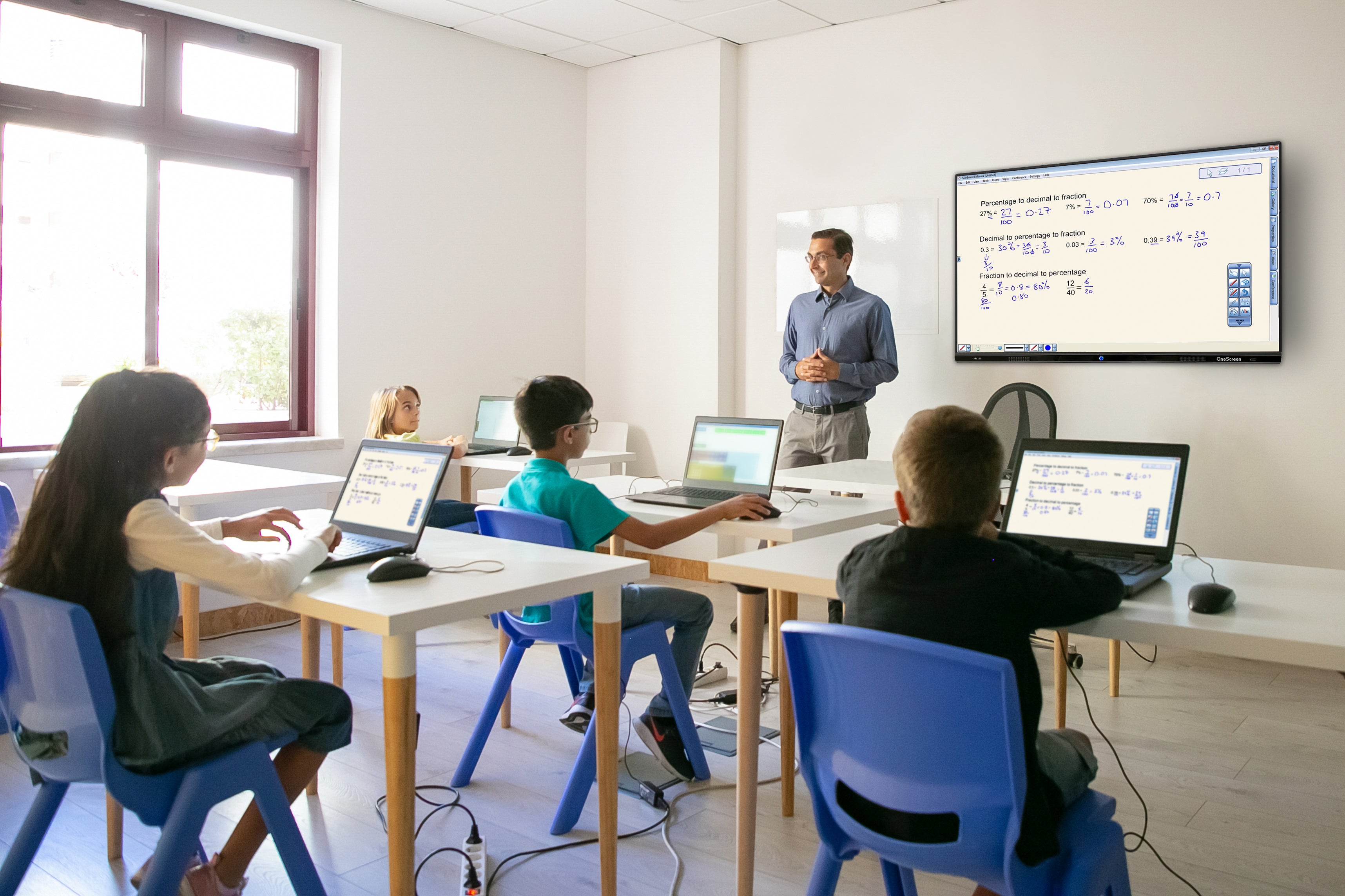 OneScreen TL6 65" Interactive Touchscreen