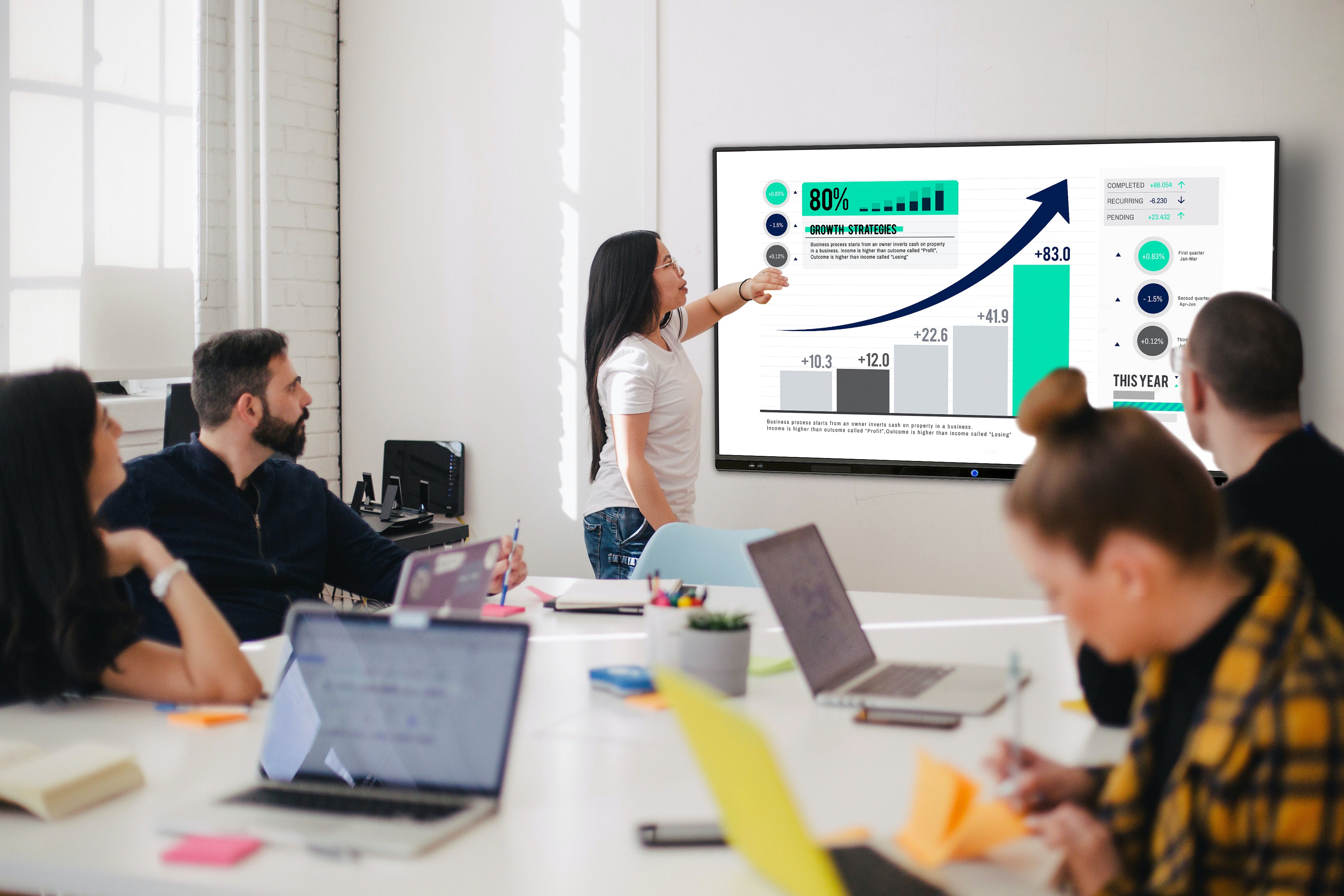 OneScreen TL6 65" Interactive Touchscreen