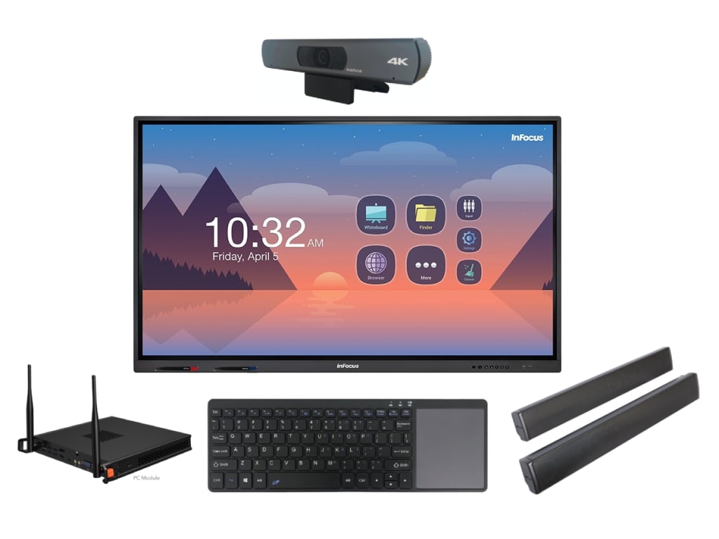 InFocus INFMU02 Bundle - JTOUCH 40E Interactive Screen Bundle