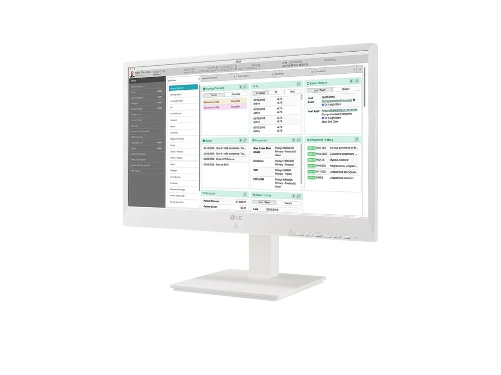 LG 24CN670NK6A - 23.8” IPS Full HD All-in-One Thin Client for Medical & Healthcare with Dual-band RFID and Quad-Core Processor
