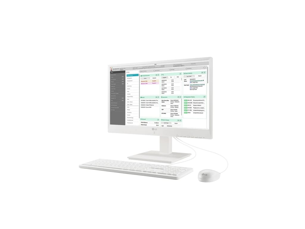 LG 24CN670NK6N - 24" All-in-One Thin Client Monitor for Medical & Healthcare with Dual-Band RFID & Quad-Core Processor