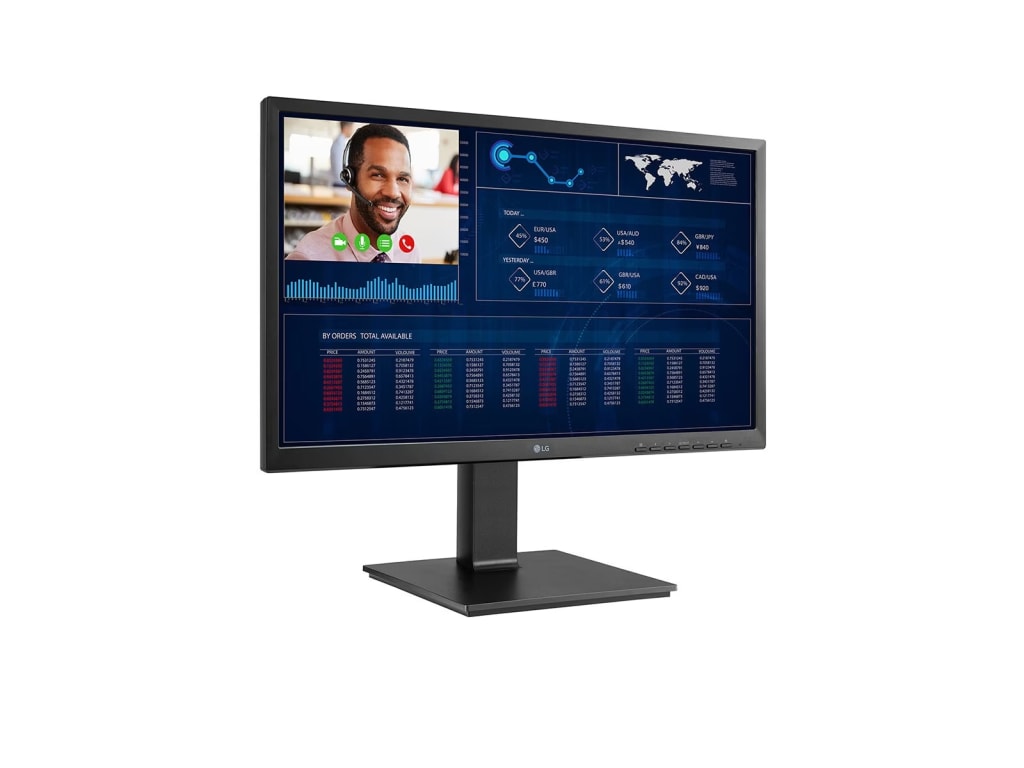 LG 24CQ650N-6N - 23.8" Full HD All-in-One Thin Client with Pop-Up Webcam, No Operating System
