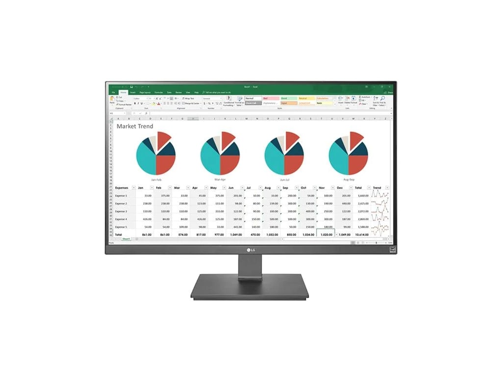 LG 27BK67U-B - 27-inch IPS UHD 4K Monitor with USB Type-C, Dynamic Action Sync, and AMD FreeSync