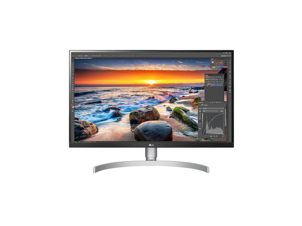 LG 27BL85U-W - 27-inch IPS UHD 4K Monitor with VESA DisplayHDR 400, USB Type-C, and Radeon FreeSync