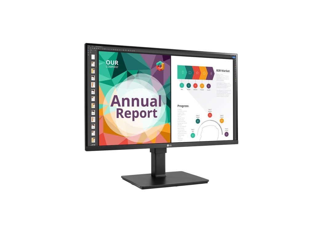 LG 32BN67U-B - 31.5” HDR10 IPS UHD 4K Monitor with DCI-P3 95% (Typ.), AMD FreeSync