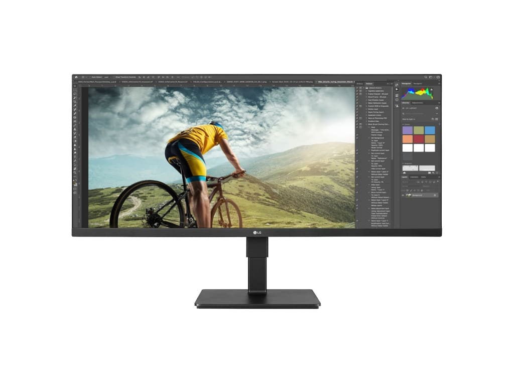 LG 34BN670-B - 34-inch IPS FHD UltraWide Monitor with 21:9 Aspect Ratio, AMD FreeSync, and Black Stabilizer