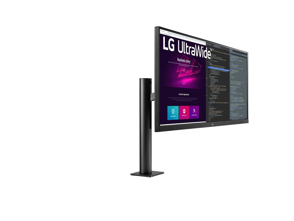 LG 34BN780-B - 34-inch IPS QHD UltraWide Monitor with Ergonomic Stand and AMD FreeSync