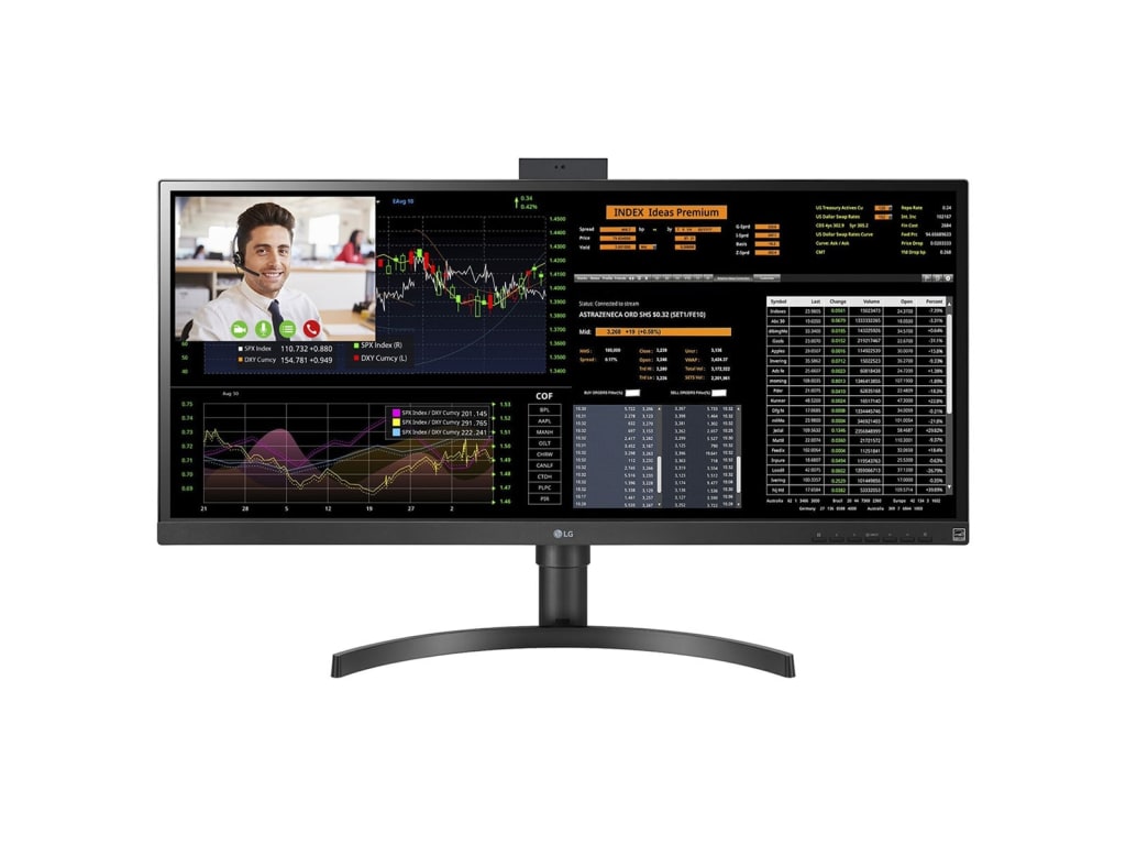 LG 34CN650N-6A - 34” UltraWide FHD All-In-One Thin Client with IPS and Quad-Core Intel Celeron J4105, USB Type-C