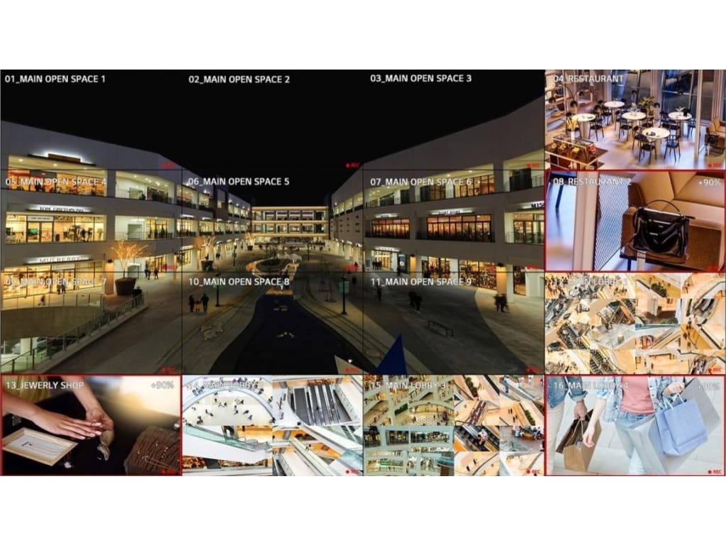 LG 55VSH7JH-9P - 55'' Full HD Even Bezel 3x3 Video Wall with Peerless Mount