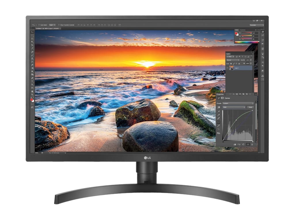 LG 27BL55U-B - 27-inch IPS HDR UHD 4K Monitor with Radeon FreeSync and HDCP 2.2 Compatibility