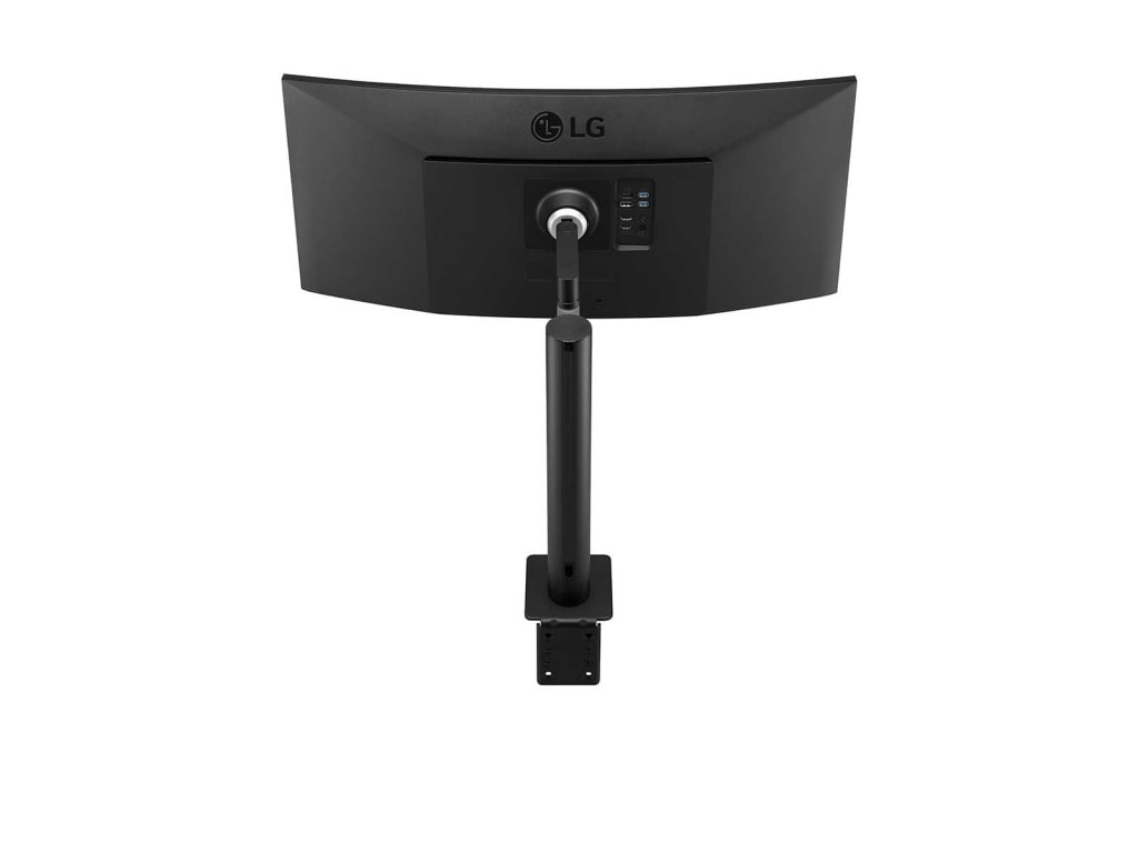 LG 34BP88CN-B - 34-inch 21:9 QHD UltraWide Curved Ergo Monitor with HDR10, USB Type-C, and AMD FreeSync