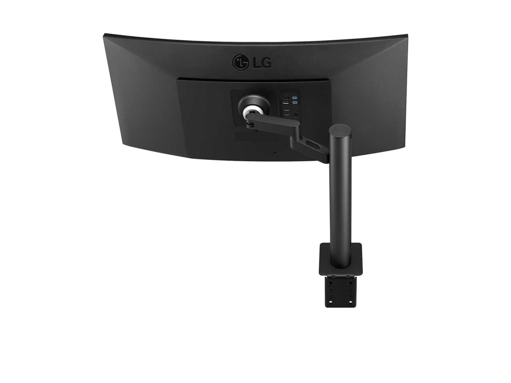 LG 34BP88CN-B - 34-inch 21:9 QHD UltraWide Curved Ergo Monitor with HDR10, USB Type-C, and AMD FreeSync