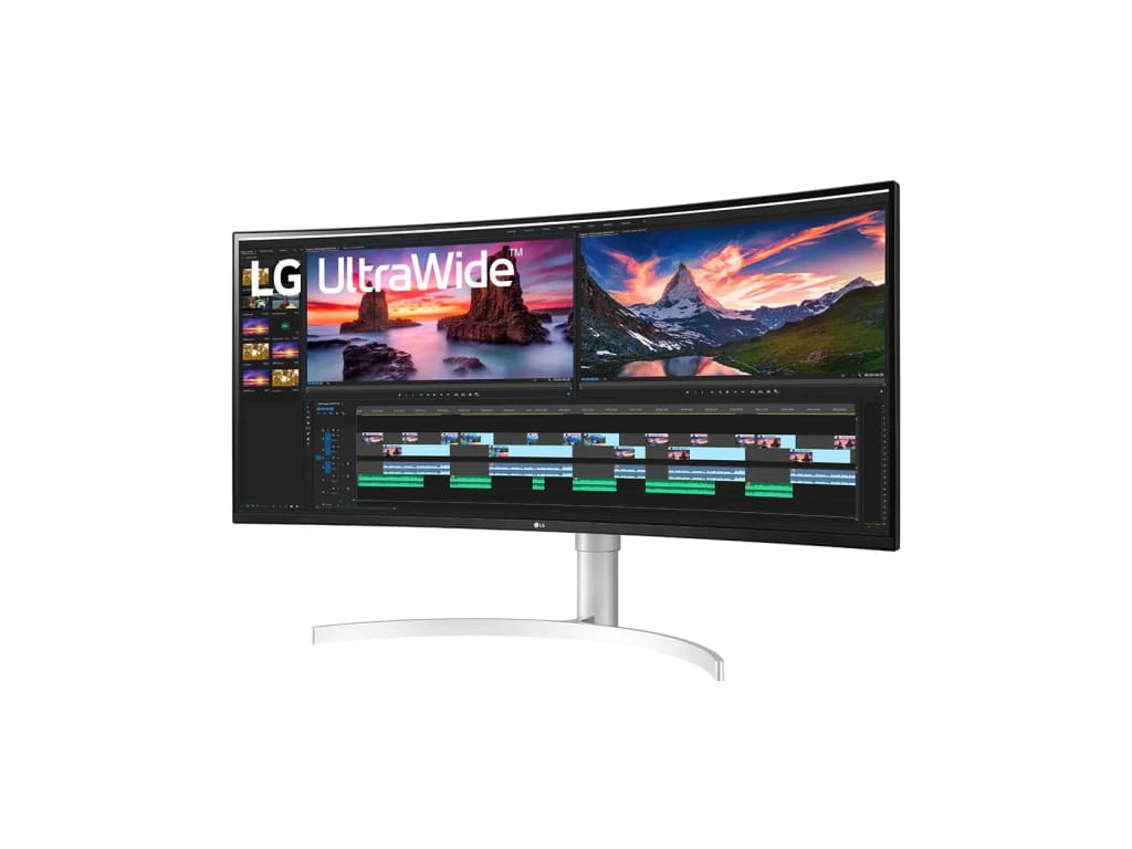 LG 38BN95C-W - 38" QHD+ Nano IPS Curved UltraWide Monitor with Thunderbolt and 1ms Response Time