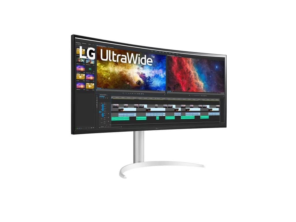 LG 38BP85C-W - 37.5" UltraWide Curved Monitor with HDR10 and AMD FreeSync
