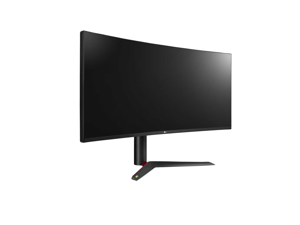 LG 38GN95B-B - 38" Nano IPS Gaming Monitor with 1ms Response Time, QHD Resolution, Curved Display, and 144Hz Refresh Rate