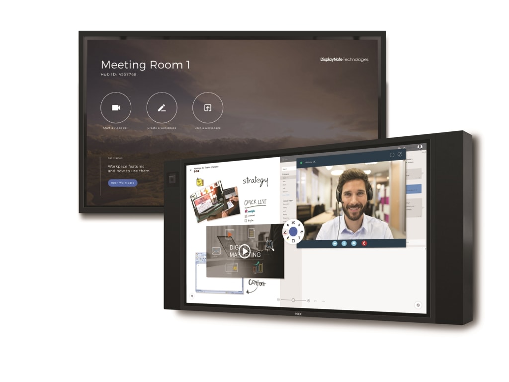 NEC 3720-INF2-55 - 55" InfinityBoard, 4K UHD, 60Hz, 500 cd/m2