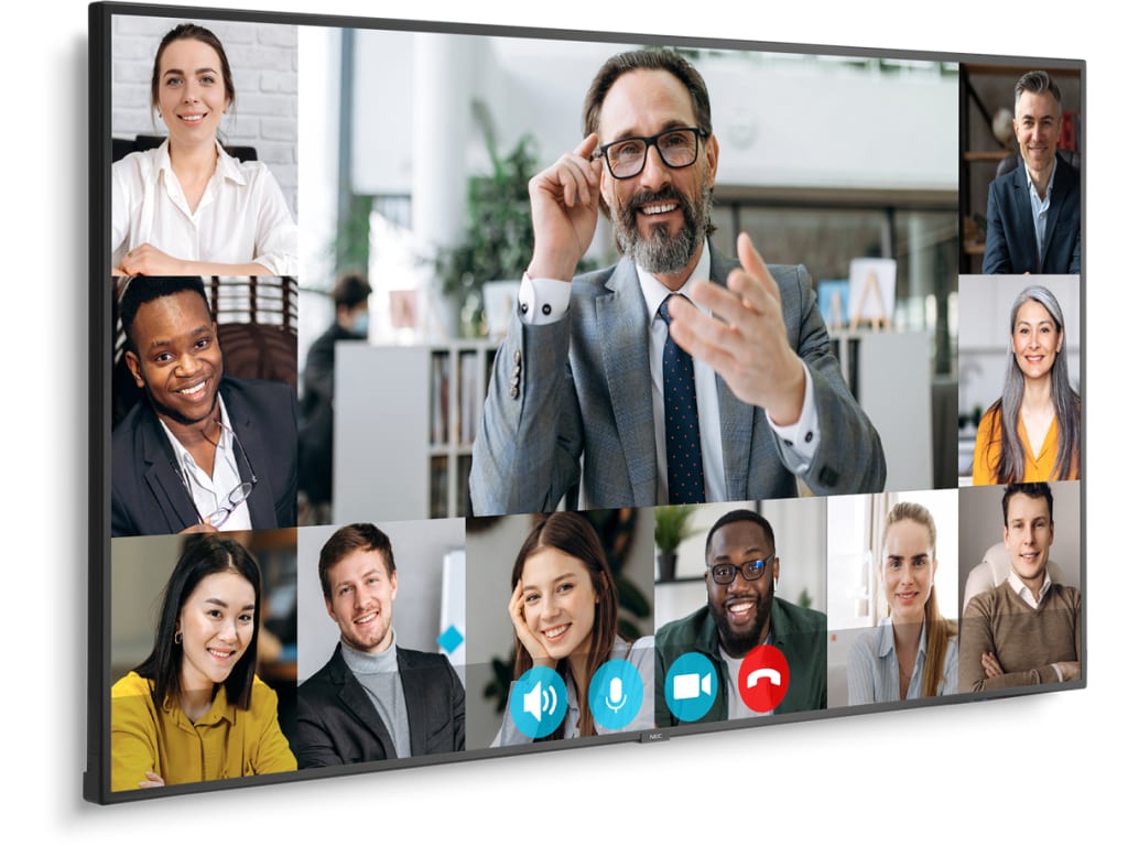 NEC C750Q - 75" Commercial Display, 4K UHD, 350 cd/m2