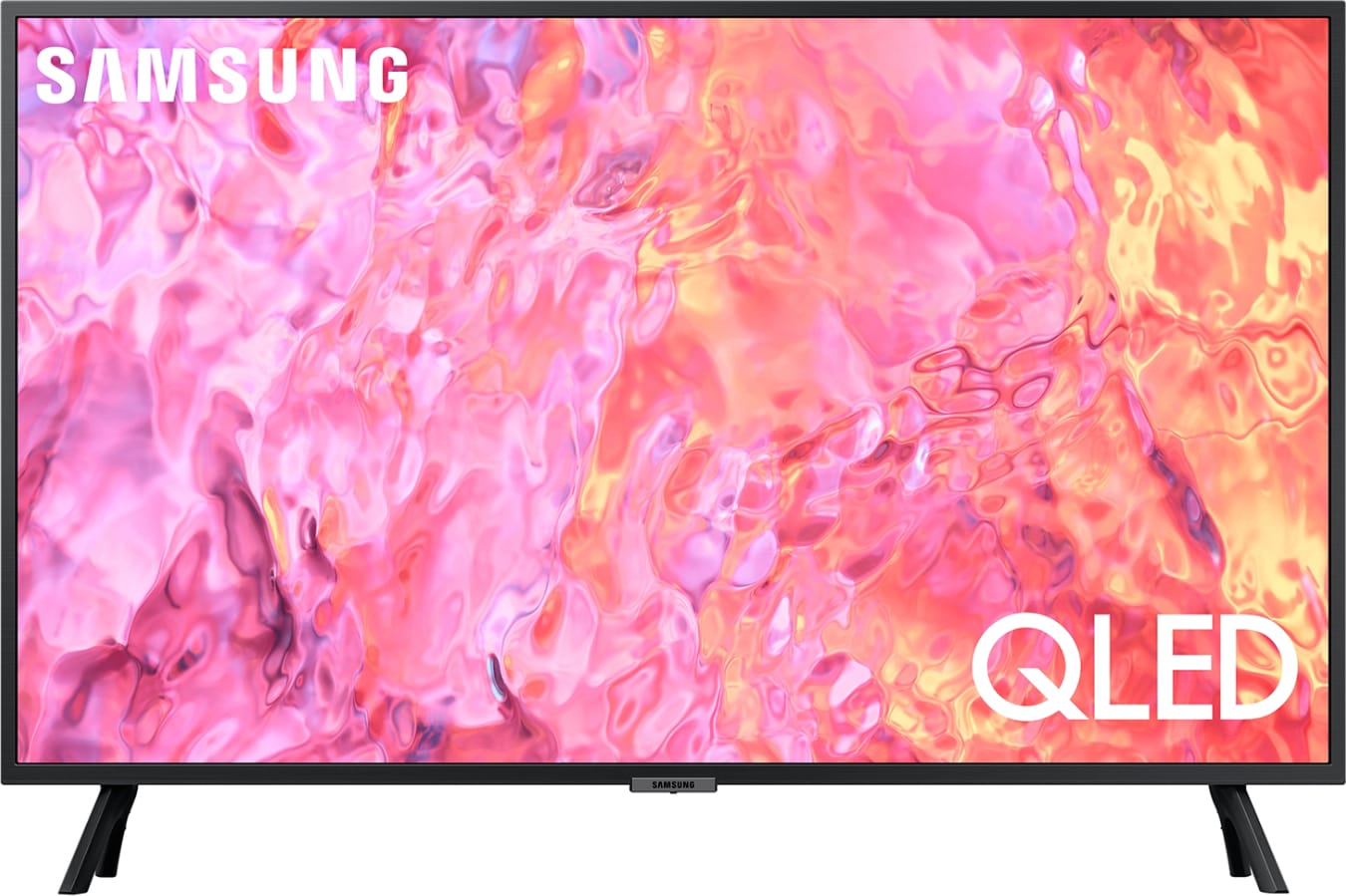 Samsung Q60C QLED 32" 4K Smart TV with Quantum Processor Lite 4K, Dual LED, in Titan Gray