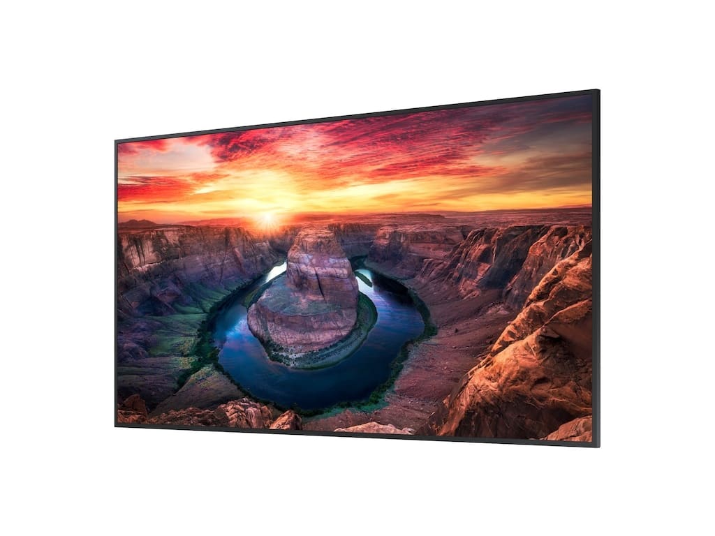 Samsung LH43QMBEBGCXGO - 43" UHD Display with MagicInfo S9 Player, 500nit Brightness, IP5x Certified, 16GB Internal Storage, Tizen 6.5