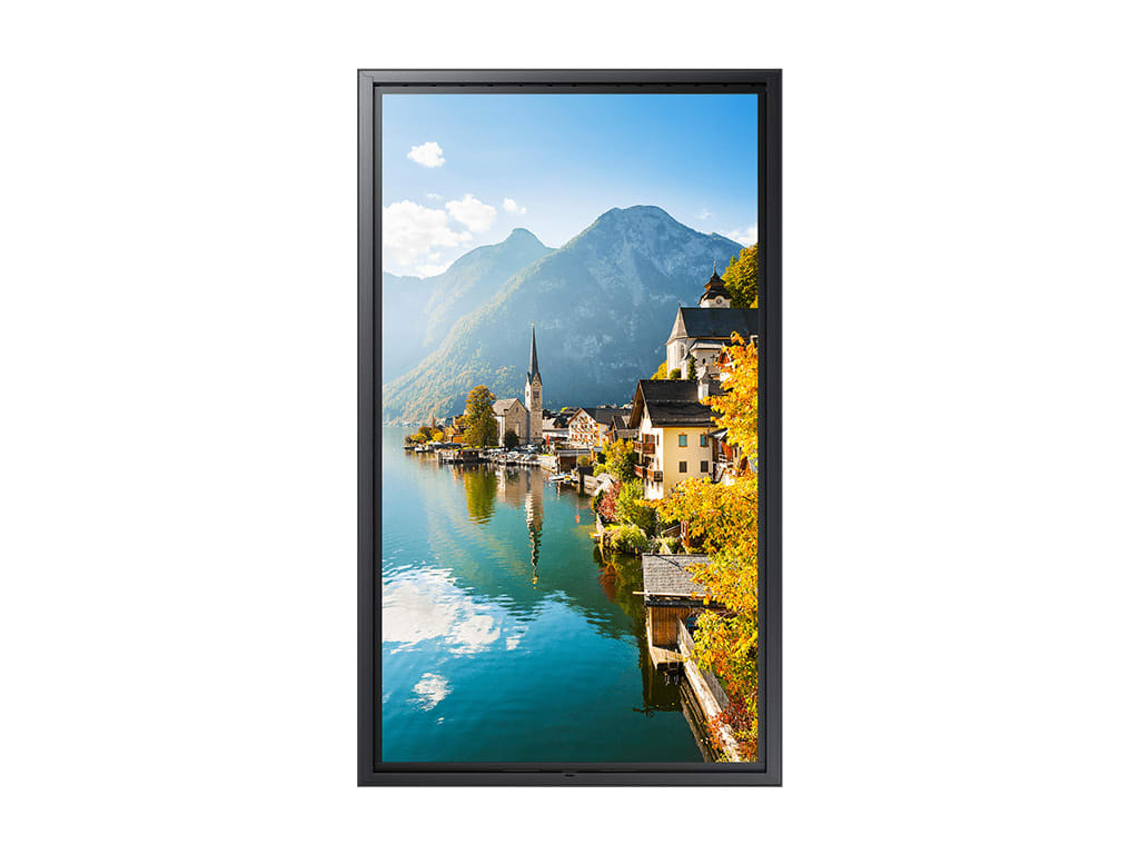 Samsung OH85N-D - 85" Outdoor Signage Display with 4K UHD, 3300 Nits, and Tizen OS