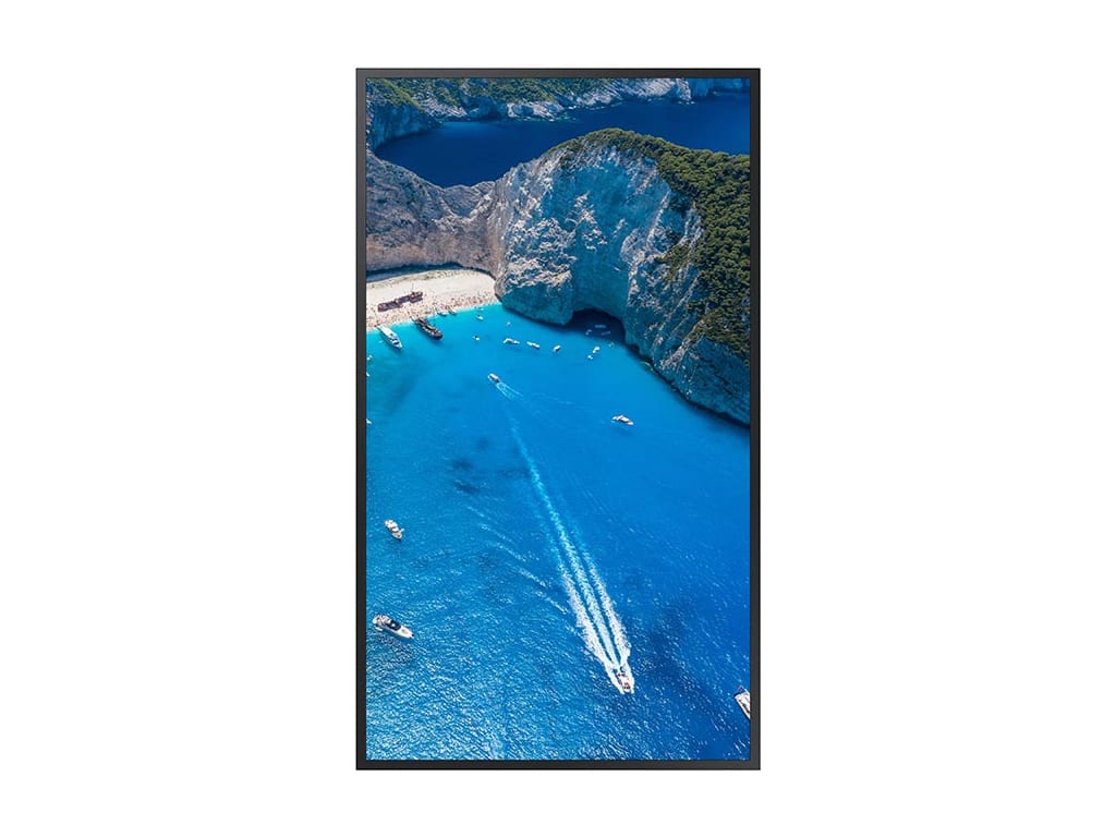 Samsung OM75A - 75" Outdoor Signage Display with 4K UHD, 4000 Nits, and Tizen OS