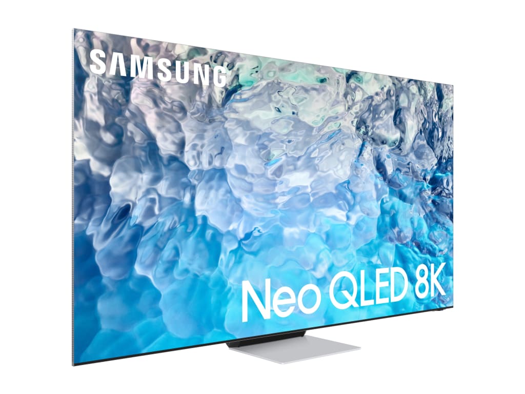 Samsung QN85QN900BFXZA - 85" Neo QLED 8K Smart TV, HDR10+, Stainless Steel (Bright Silver)