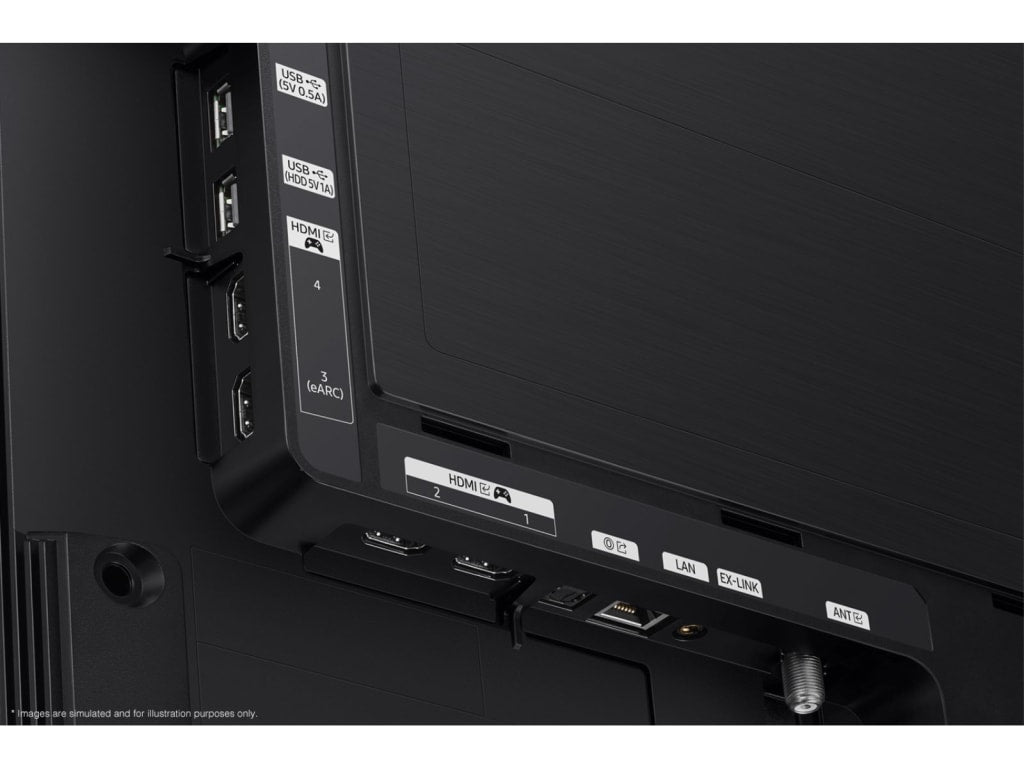 Samsung QN65S90CAFXZA - 65" Class OLED TV with 3840x2160 Resolution, 120Hz Refresh Rate, and 4-Bezel Less Design