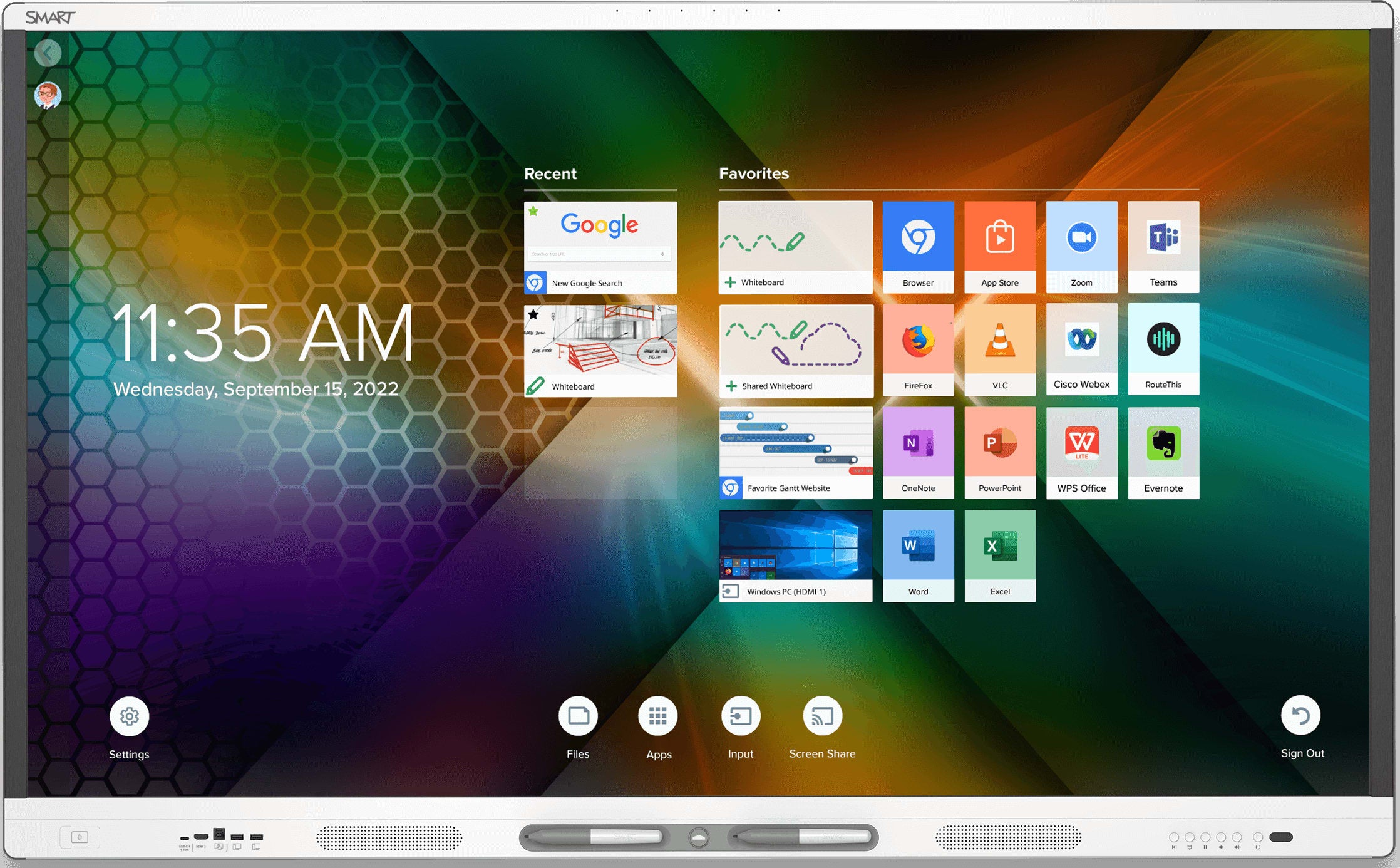 Smart Board MX (V4) 55" Interactive Display with IQ