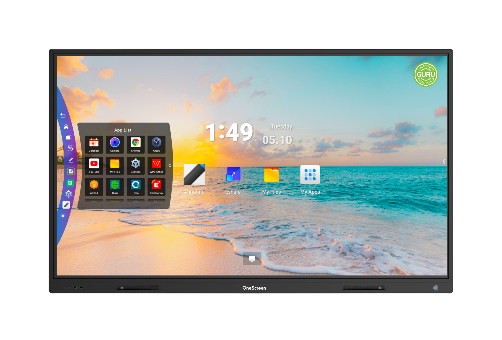 OneScreen T6 65" Interactive Touchscreen Android 13 EDLA Certified (Refurbished)