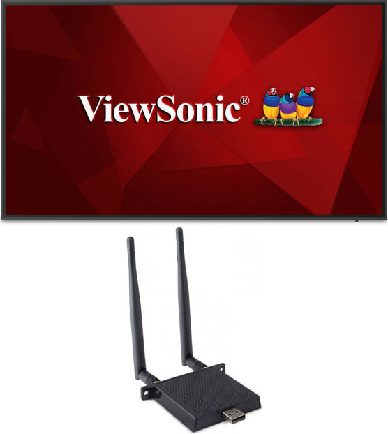 ViewSonic CDE6520-W1 - 65" Presentation Screen (Black)