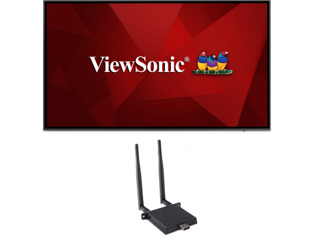 ViewSonic CDE8620-W1 - 86" Presentation Screen (Black)