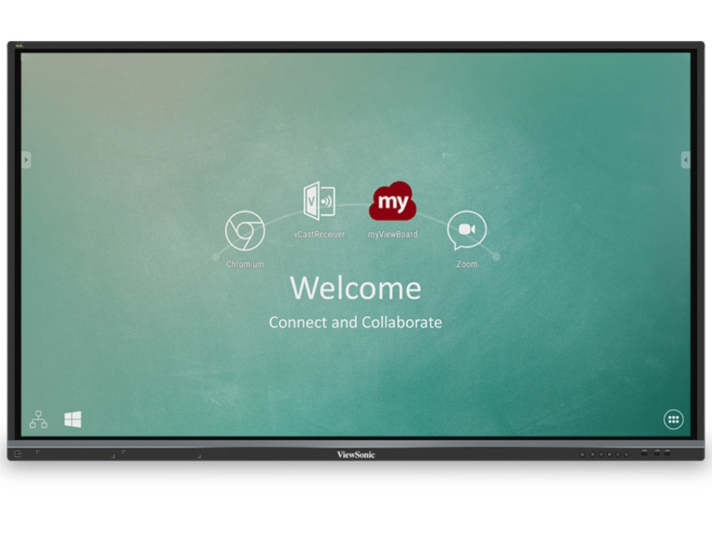ViewSonic IFP6550-C1 - 65" ViewBoard 4K Ultra HD Interactive Flat Panel Bundle