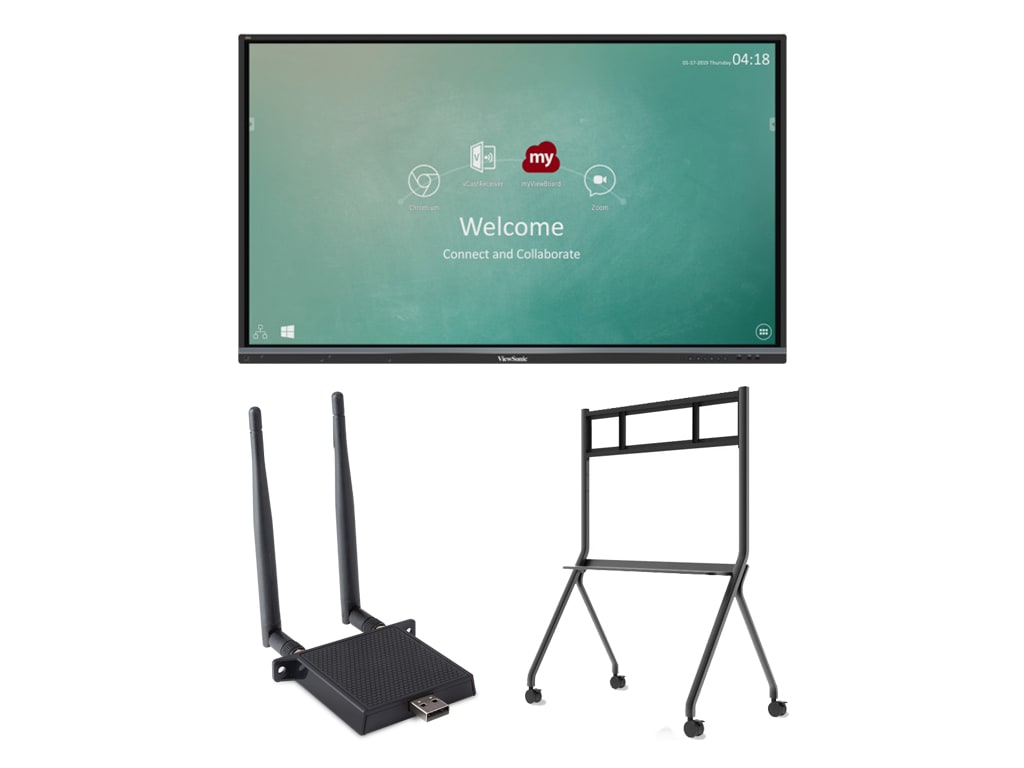 ViewSonic IFP6550 - 65" Interactive Flat Panel Bundle