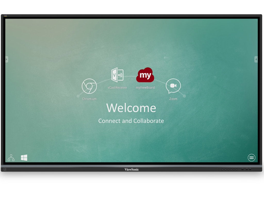 ViewSonic IFP7550-C2 - 75in ViewBoard 4K Ultra HD Interactive Flat Panel Bundle