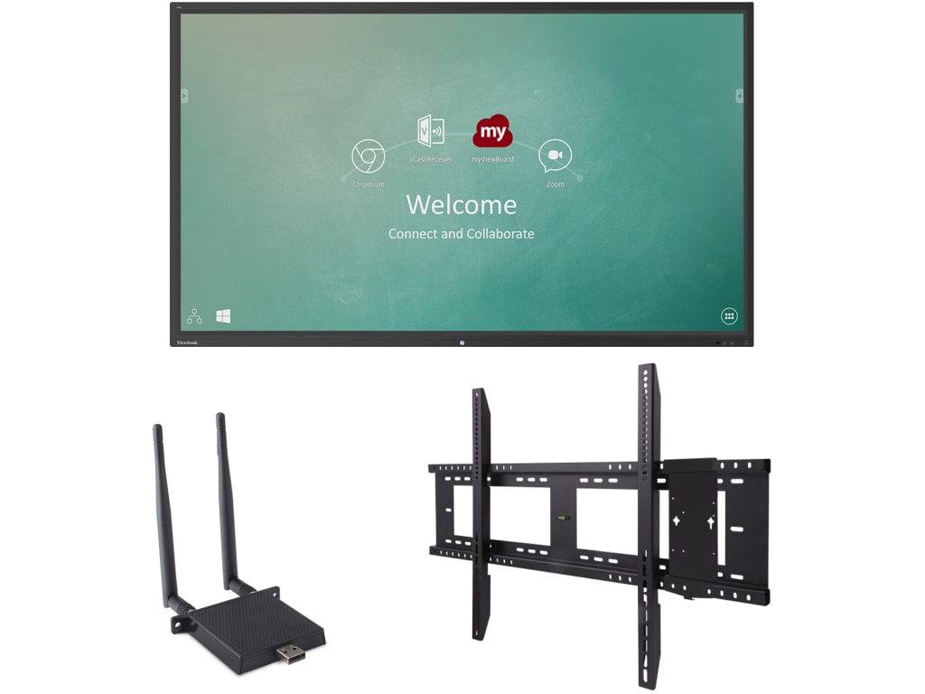 ViewSonic IFP9850-E1 - 98" ViewBoard 4K Ultra HD Interactive Flat Panel Bundle