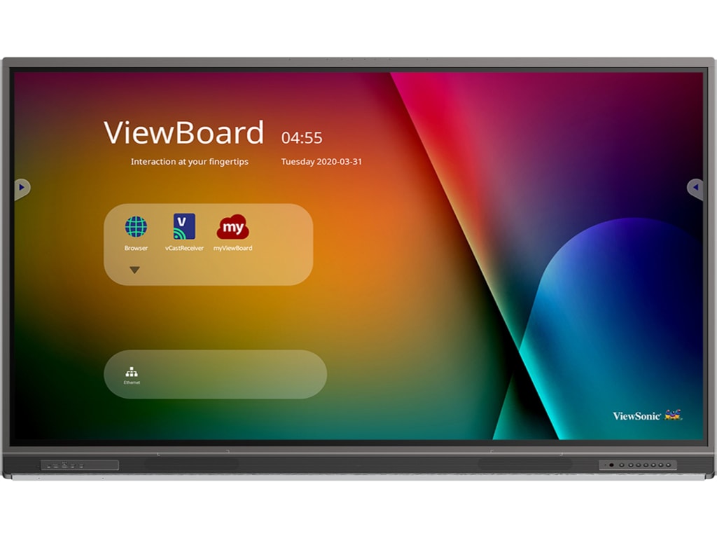 ViewSonic IFP6552-1C-E1 - 65" 4K Interactive Screen Bundle