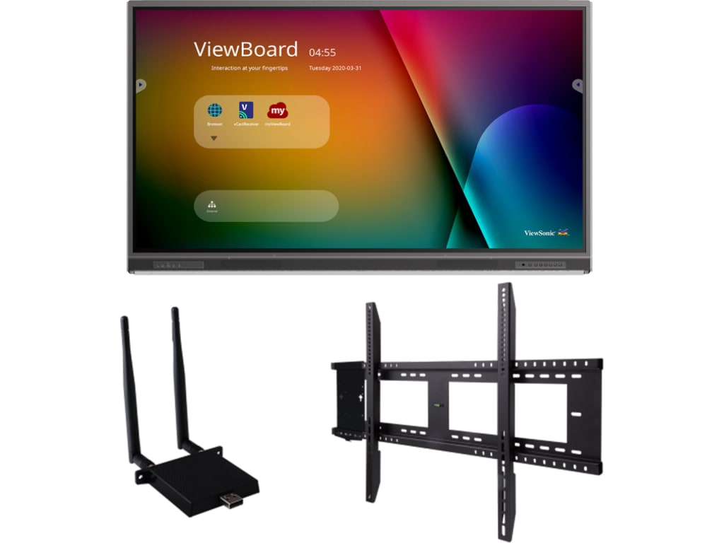 ViewSonic IFP8652-1C-E1 - 86" 4K Interactive Screen Bundle