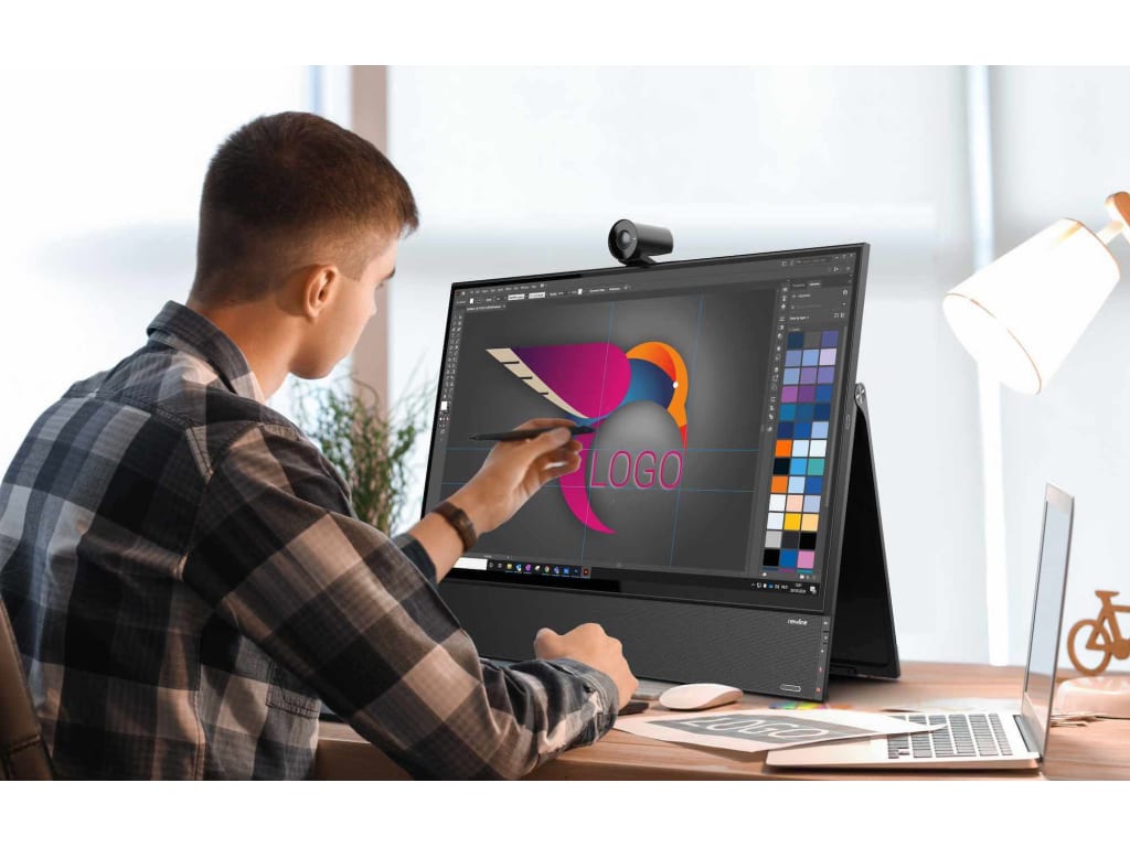 NewLine FLEX-STYLUS - 27" 4K/UHD Touch Monitor