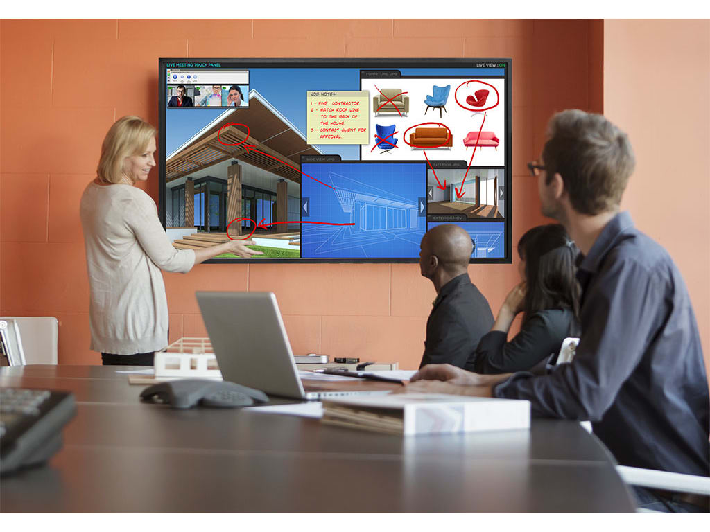 Planar 50" 4K Interactive Screen - 20 Touch Points