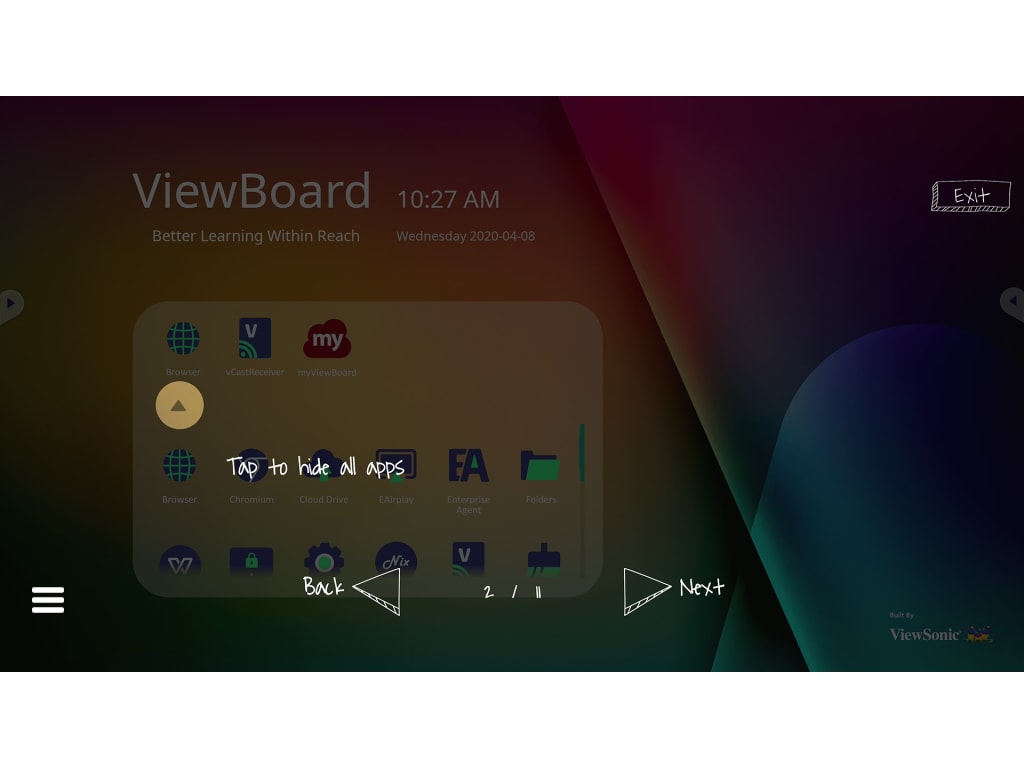 ViewSonic IFP8652-1C - 86" View Board Interactive Screen