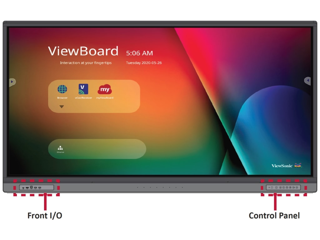 ViewSonic IFP8652-1C - 86" View Board Interactive Screen