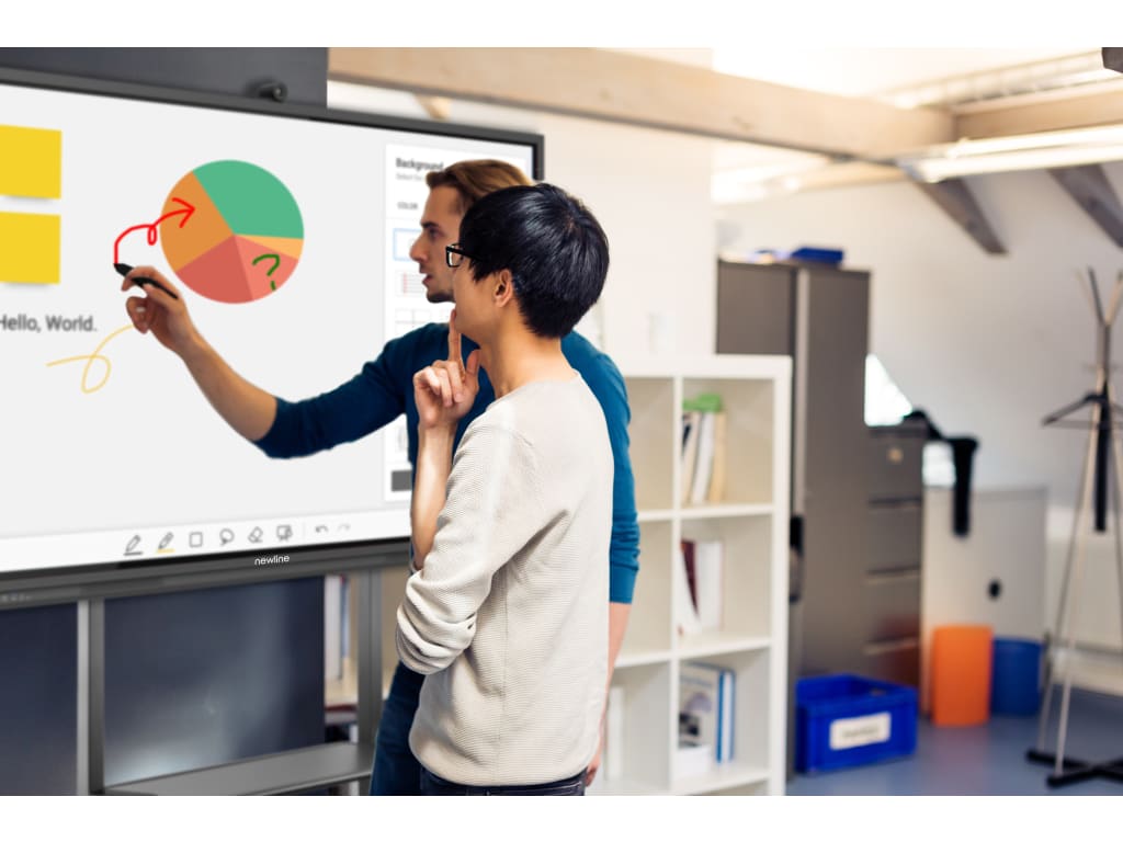 NewLine TT-7521Q - 75" 4K UHD Interactive Display