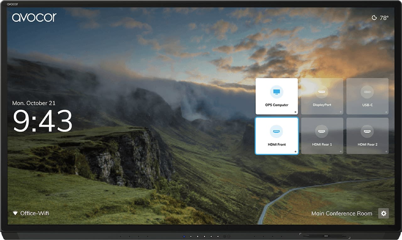 Avocor AVG-6560 - 65" 4K Interactive Screen