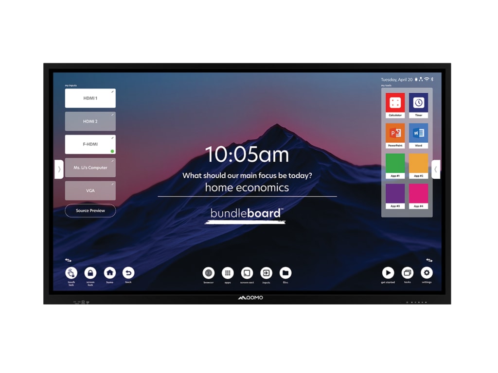 QOMO QITBB65 H - 65in Multi-Touch Interactive Panel