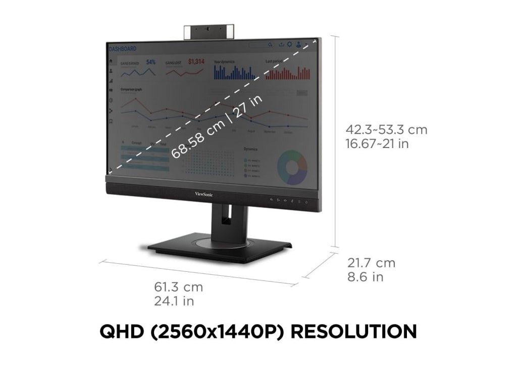 ViewSonic VG2756V-2K - 27" Interactive Display Panel