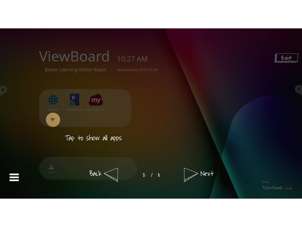 ViewSonic IFP8652-1C - 86" View Board Interactive Screen