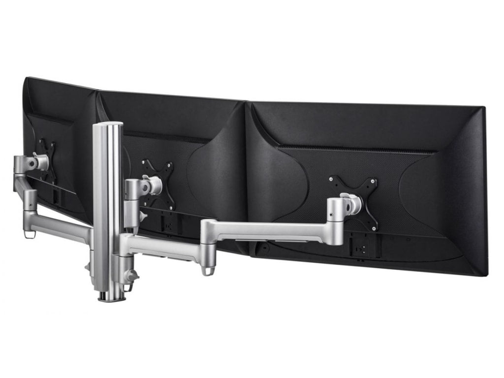 Atdec AWMS-3-13714-F-B Triple Monitor Arms - Black