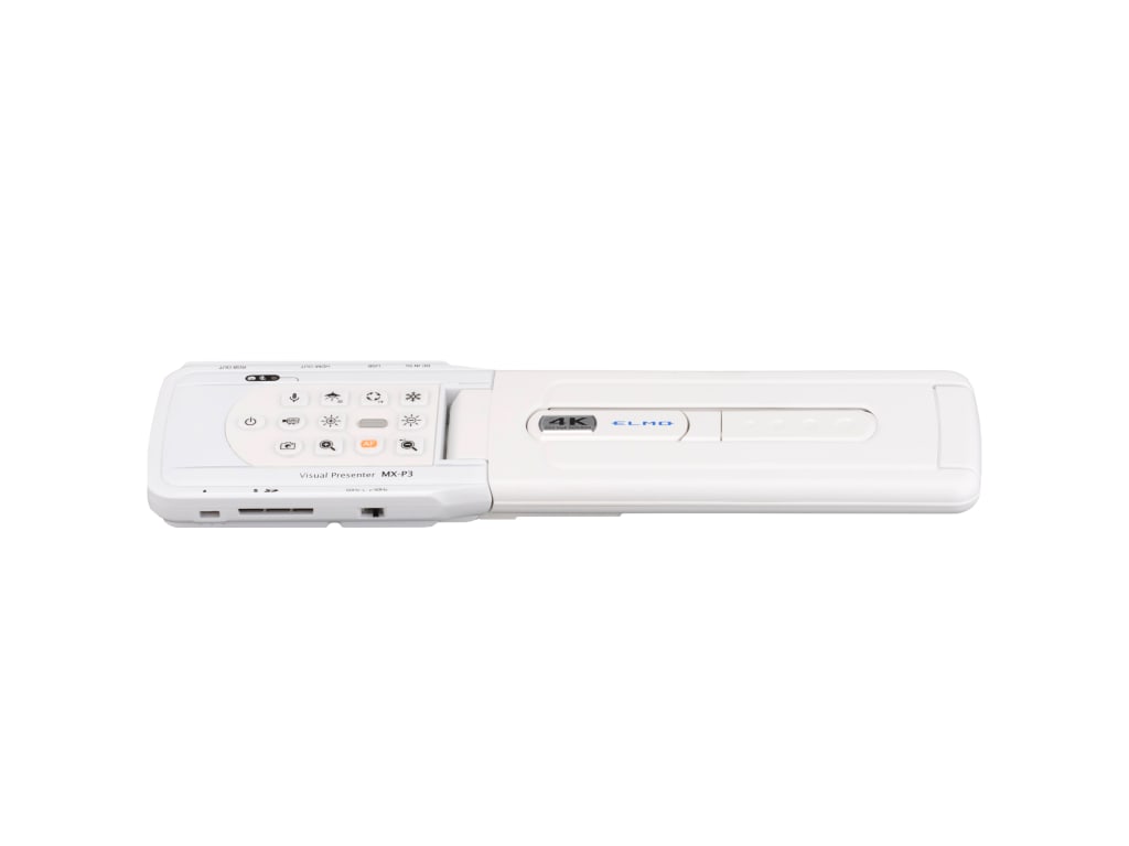 ELMO MX-P3 Document Camera - 13MP 4K Built-in Mic (White)